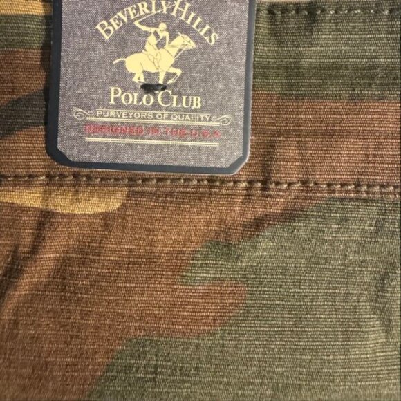 NWT Beverly Hills Polo Club Camo Shorts men's Size 44 - Picture 4 of 5